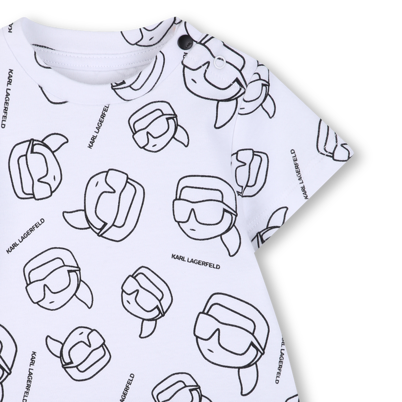 MACAC&Atilde;O DE MANGA CURTA KARL LAGERFELD KIDS 
                        BOY