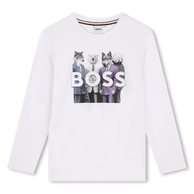 T-shirt de manga comprida BOSS 
                        BOY