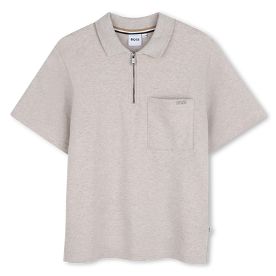 Polo de manga curta BOSS MENINO