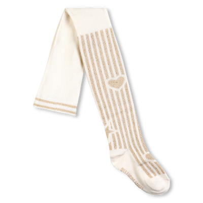 Meia-calça com glitter dourado BILLIEBLUSH GIRL