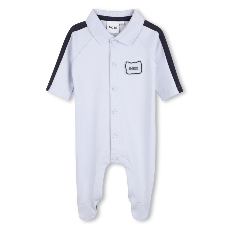 PIJAMA COM FECHO SNAP BOSS 
                        BOY