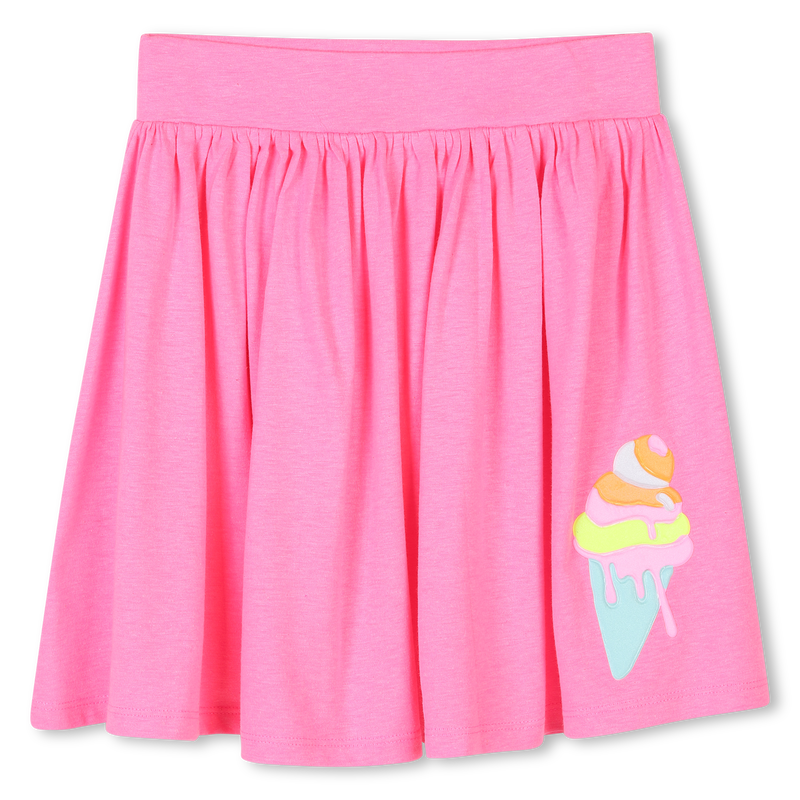 Saia larga com emblema BILLIEBLUSH 
                        GIRL