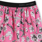 Saia de cetim de algod&atilde;o MARC JACOBS 
                    GIRL