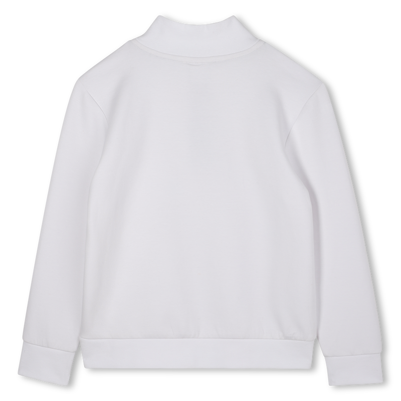 Moletom stand-up com z&iacute;per BOSS 
                        BOY