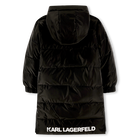 Jaqueta longa revers&iacute;vel KARL LAGERFELD KIDS 
                    GIRL