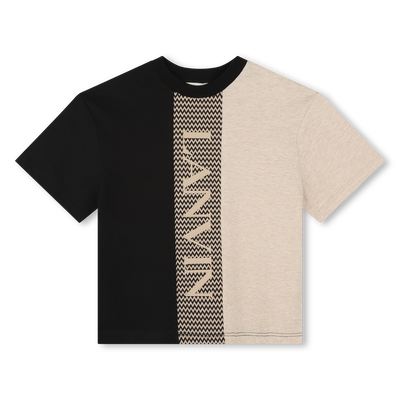 T-shirt com blocos de cores LANVIN BOY