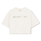 T-shirt de manga curta em jersey MICHAEL KORS 
                    GIRL