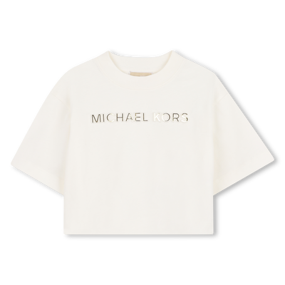 T-shirt de manga curta em jersey MICHAEL KORS GIRL