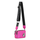 Bolsa t&ecirc;xtil revestida com dobras KARL LAGERFELD KIDS 
                    GIRL