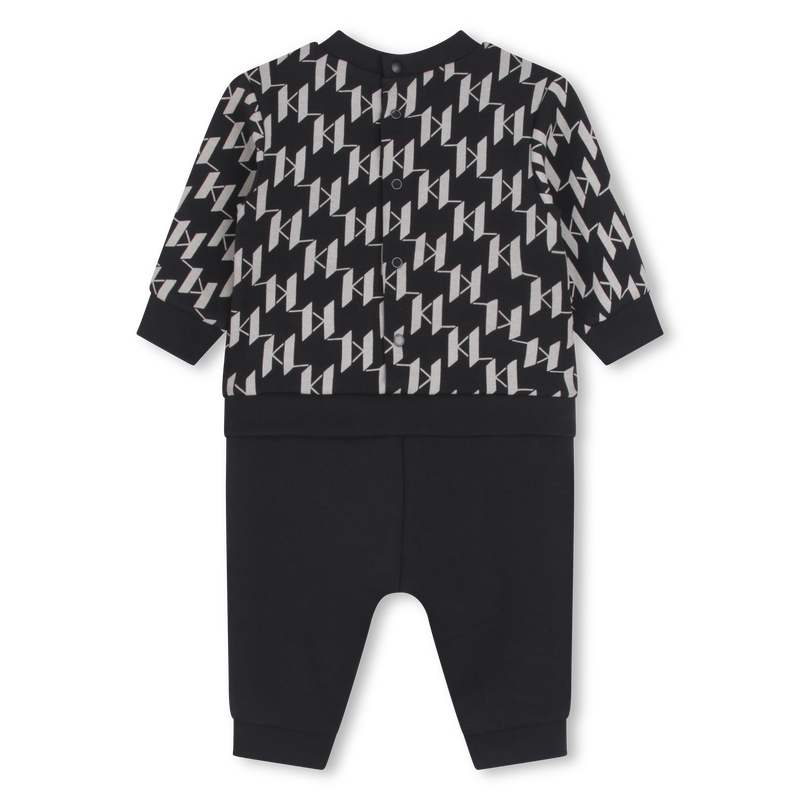 Macac&atilde;o estampado KARL LAGERFELD KIDS 
                        BOY