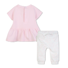 Conjunto de vestidos e leggings KARL LAGERFELD KIDS 
                    GIRL