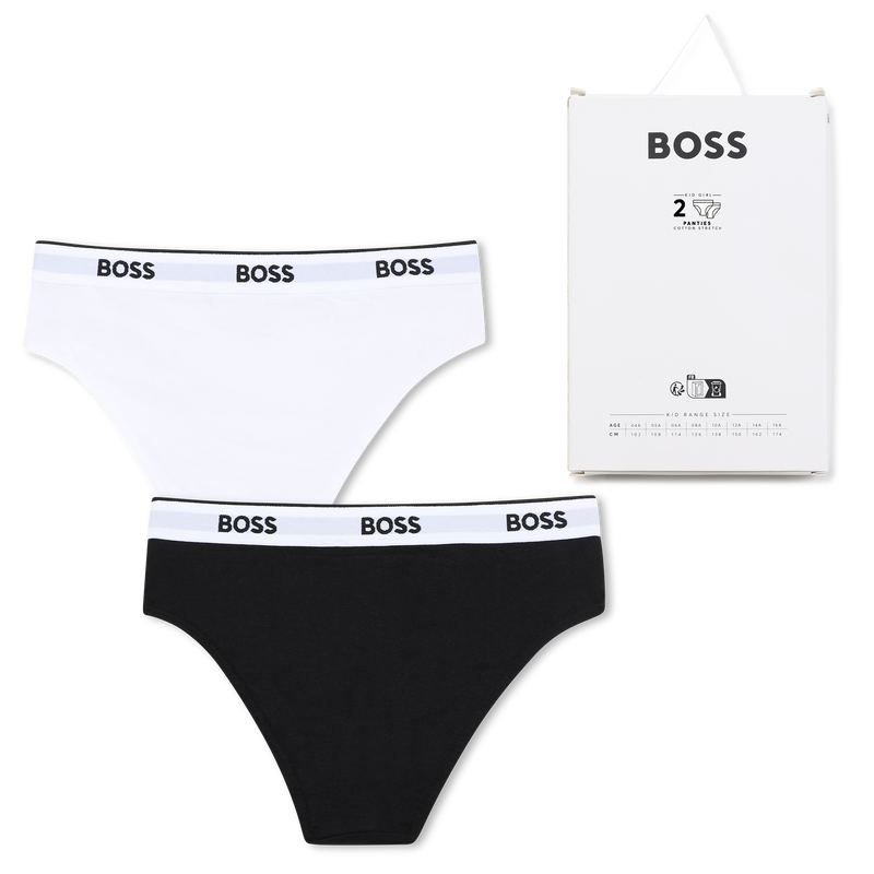 Pack de 2 cuecas BOSS 
                    GIRL