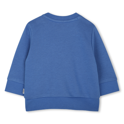 Sweatshirt em molet&atilde;o BOSS BOY