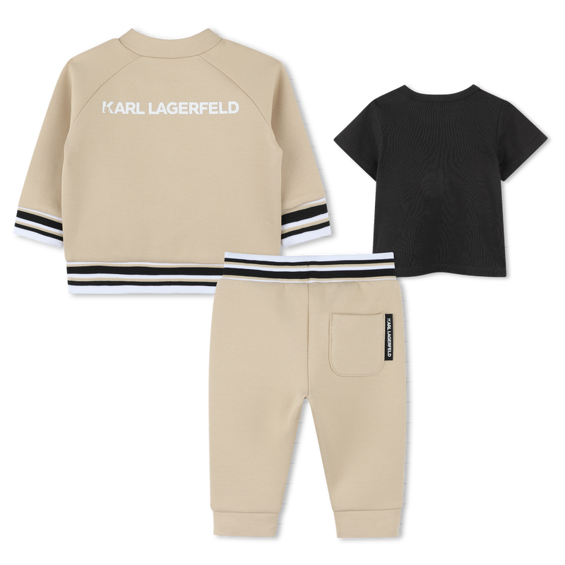 Three-piece tracksuit set KARL LAGERFELD KIDS 
                    BOY