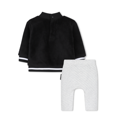Conjunto de moletom e cal&ccedil;a KARL LAGERFELD KIDS MENINO
