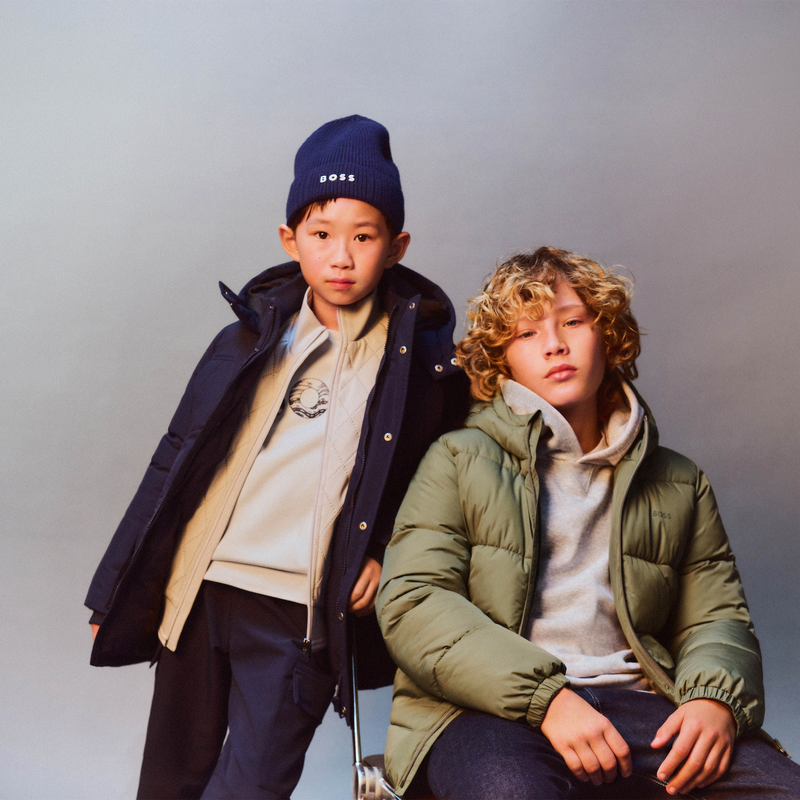 Jaqueta com capuz BOSS 
                        BOY