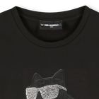 T-shirt de manga curta KARL LAGERFELD KIDS 
                    GIRL