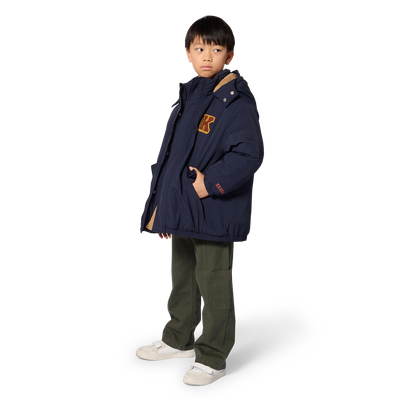 Parka com capuz KENZO KIDS MENINO