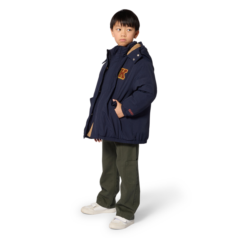 Parka com capuz KENZO KIDS 
                        BOY