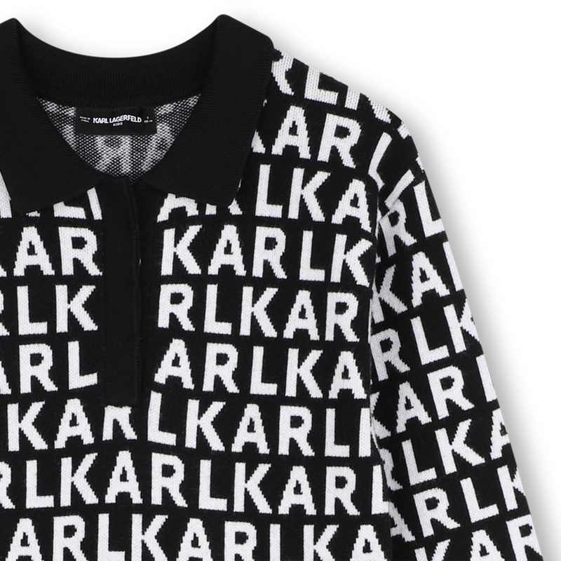Vestido polo KARL LAGERFELD KIDS 
                        GIRL
