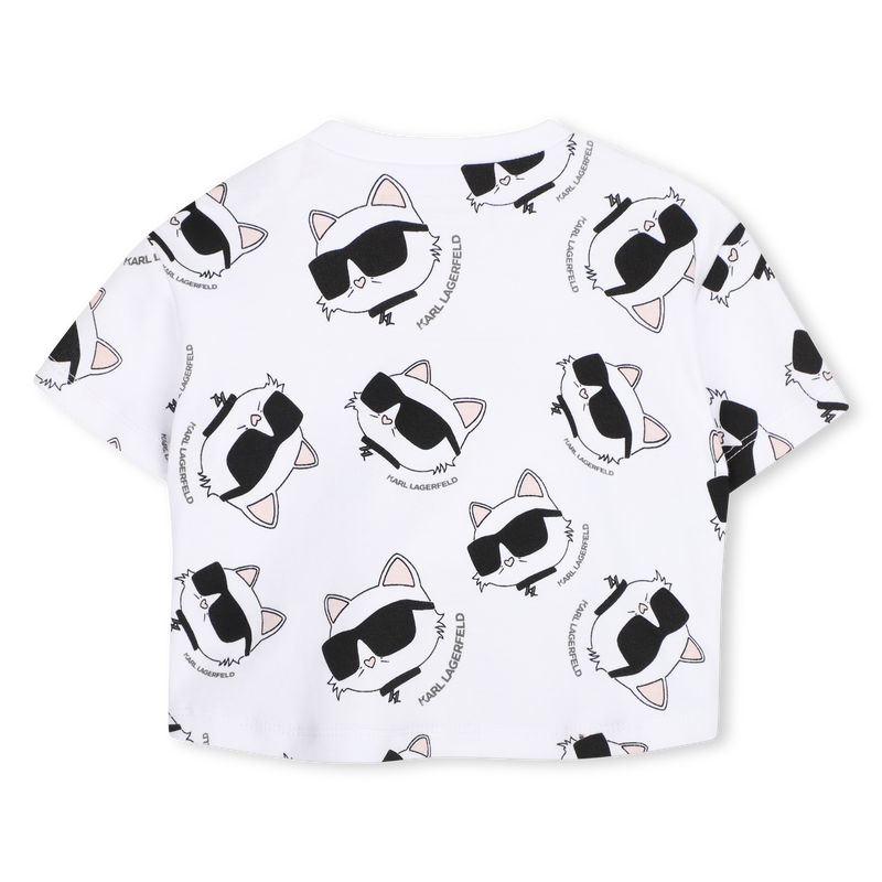 CONJUNTO DE T-SHIRTS E CAL&Ccedil;&Otilde;ES KARL LAGERFELD KIDS 
                        GIRL