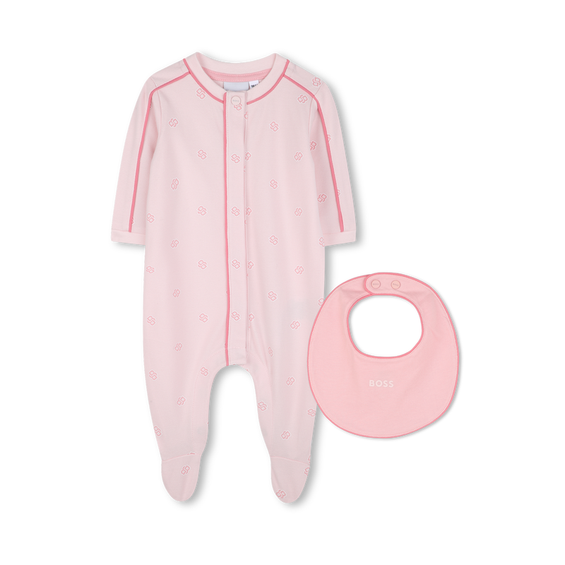 Conjunto de pijama e babete BOSS 
                        GIRL