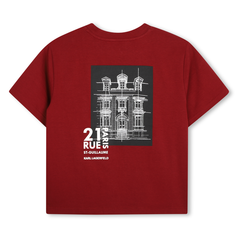 Camiseta de mangas curtas KARL LAGERFELD KIDS 
                        BOY