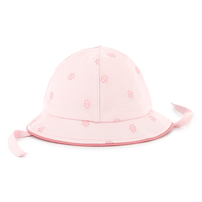 Chap&eacute;u de algod&atilde;o com cord&otilde;es BOSS GIRL