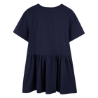 Vestido estampado com folho KENZO KIDS 
                    GIRL