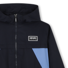 Casaco corta-vento com capuz KENZO KIDS 
                    BOY