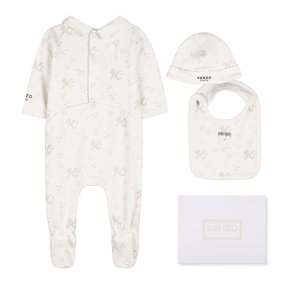 Conjunto de pijama, touca e babador KENZO KIDS UNISSEX