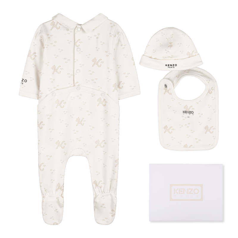 Conjunto de pijama, touca e babador KENZO KIDS 
                        UNISSEX