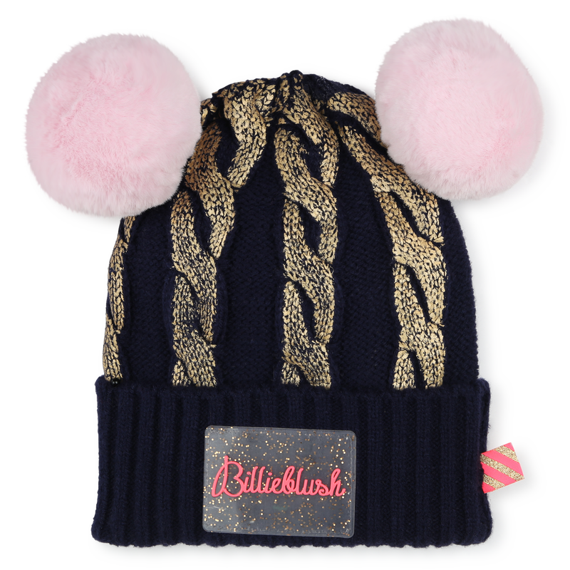 Gorro de pompons e entran&ccedil;ados BILLIEBLUSH 
                        GIRL