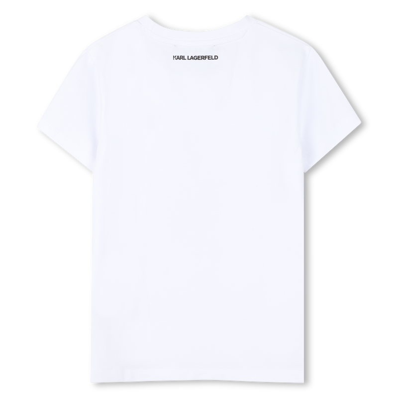 T-SHIRT DE MANGA CURTA KARL LAGERFELD KIDS 
                        GIRL