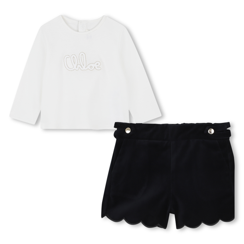 Conjunto de calções e t-shirts CHLOE 
                    GIRL