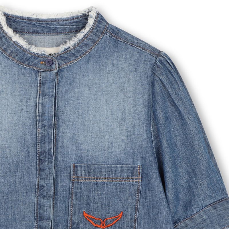 CAMISA DE GOLA OFICIAL ZADIG & VOLTAIRE 
                        GIRL