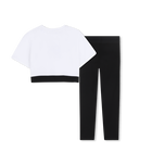 Conjunto de t-shirts e leggings DKNY 
                    GIRL