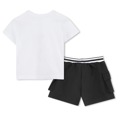 Conjunto T-shirt e cal&ccedil;&otilde;es KARL LAGERFELD KIDS BOY