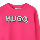 T-shirt estampada com log&oacute;tipo HUGO 
                    GIRL