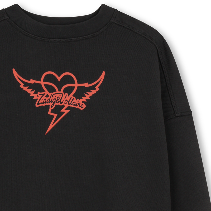 MOLETOM DE PESCO&Ccedil;O REDONDO ZADIG & VOLTAIRE 
                        GIRL