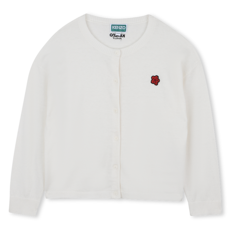 Cardigã de malha KENZO KIDS 
                    GIRL