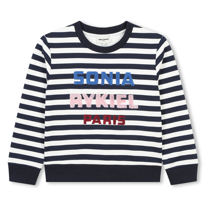 Sweatshirt com riscas SONIA RYKIEL 
                    GIRL