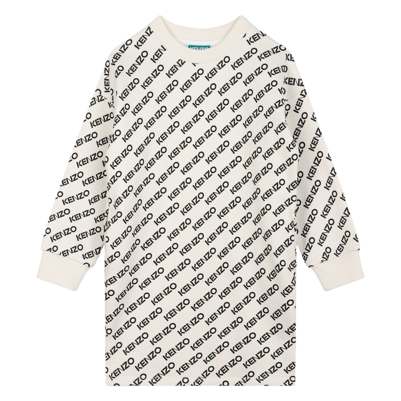 Fleece Logo Dress KENZO KIDS 
                    GIRL