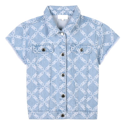 Colete de manga curta em ganga MICHAEL KORS GIRL