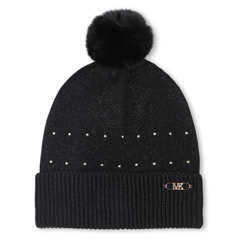 Gorro de malha com pompom MICHAEL KORS 
                        GIRL