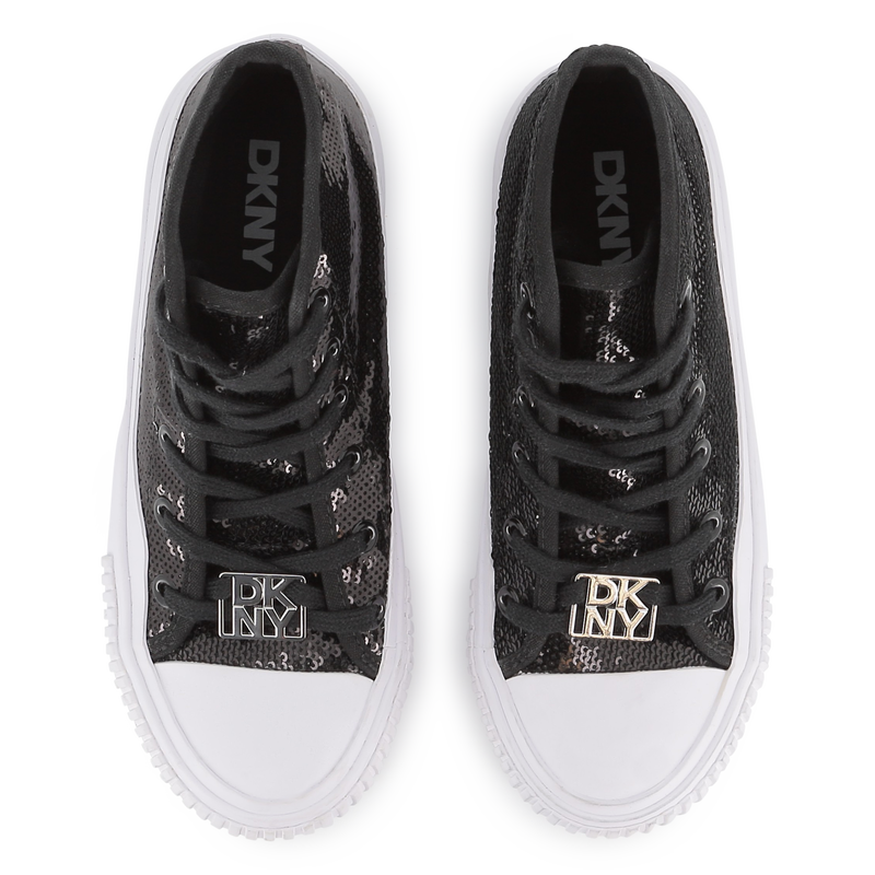 T&ecirc;nis de cano alto DKNY 
                        GIRL