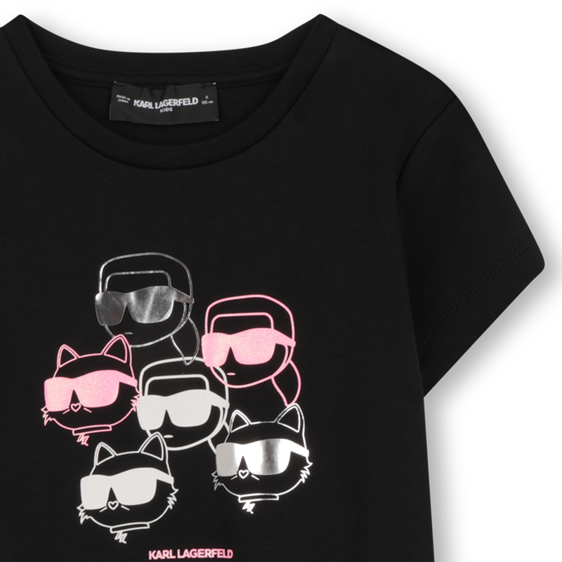 VESTIDO DE MANGA CURTA KARL LAGERFELD KIDS 
                        GIRL