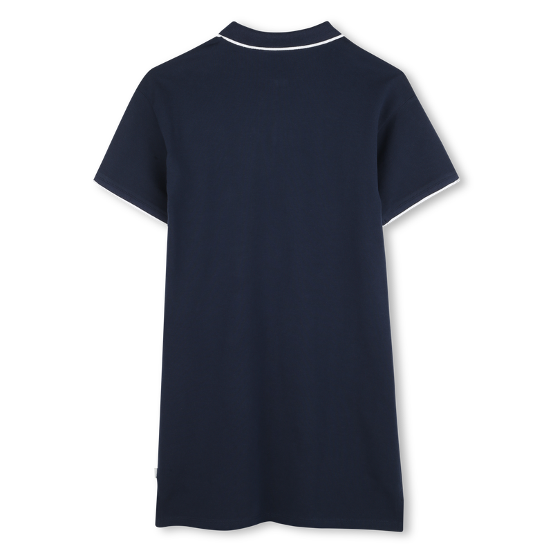 Vestido polo de mangas curtas BOSS 
                        GIRL