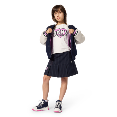Saia plissada DKNY GIRL