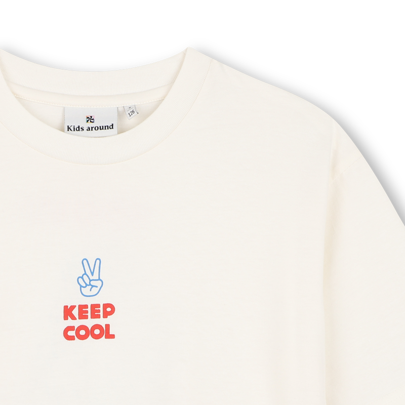 Camiseta de mangas curtas KIDS AROUND 
                        BOY